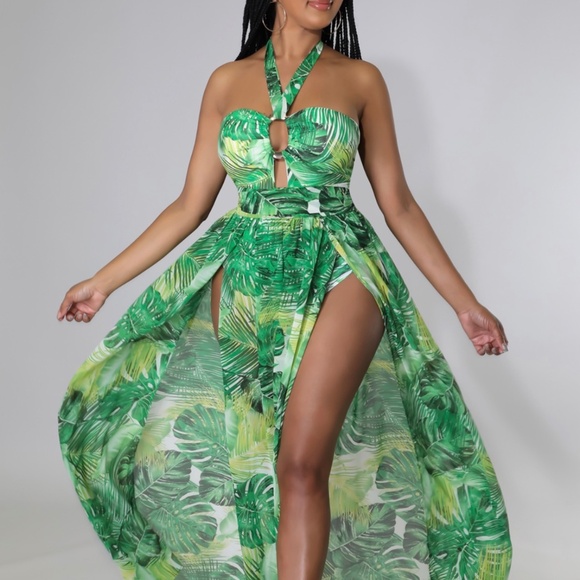 SWIM MAXI DRESS - Picture 2 of 10